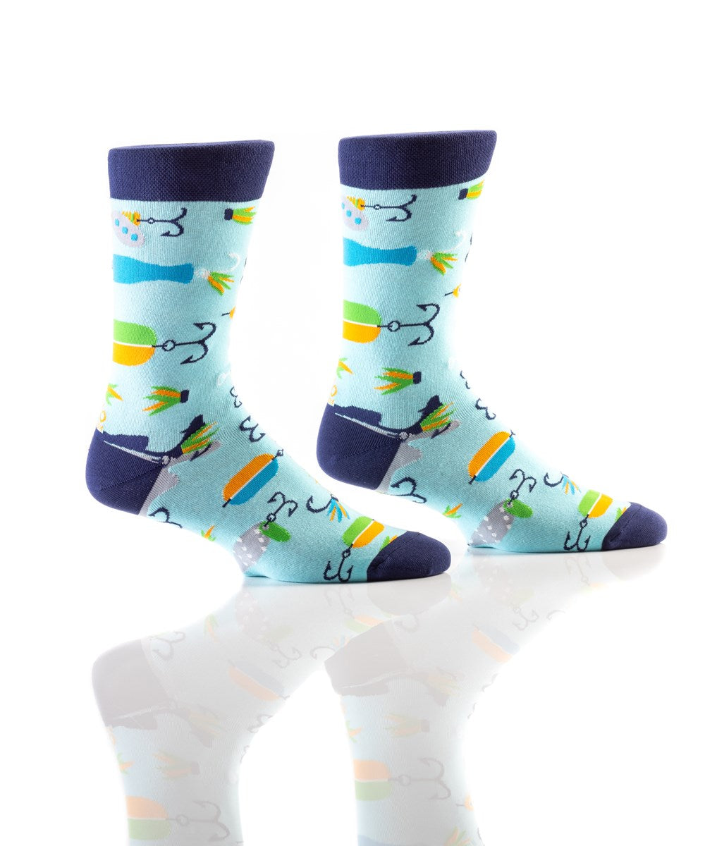 Men's Crew Socks - Fishing