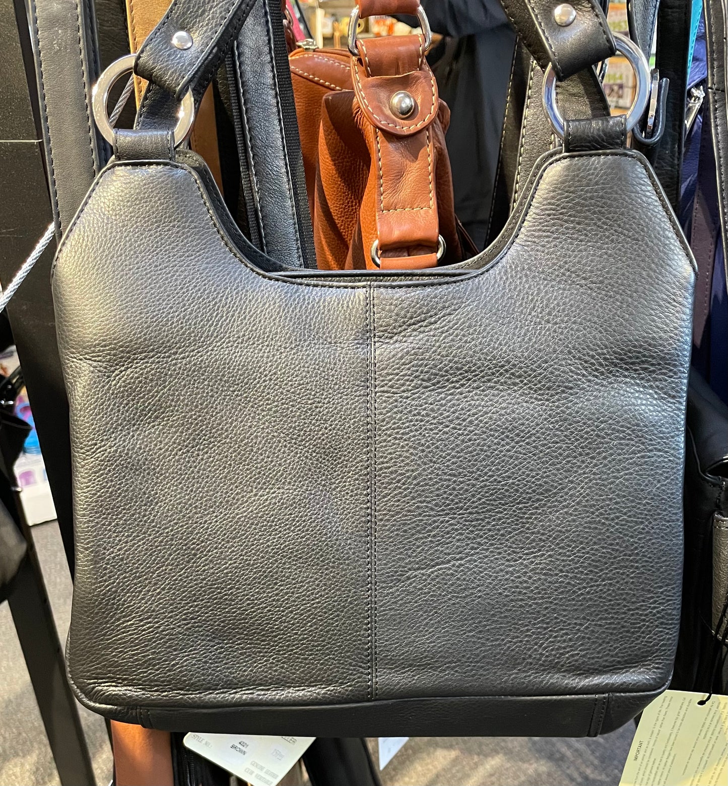 Leather Bag - Canadian Traveler - Black
