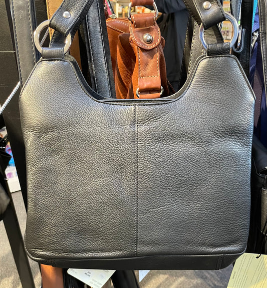 Leather Bag - Canadian Traveler - Black