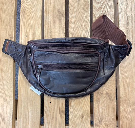 Leather Bag - JBG - Hip Pack - Brown