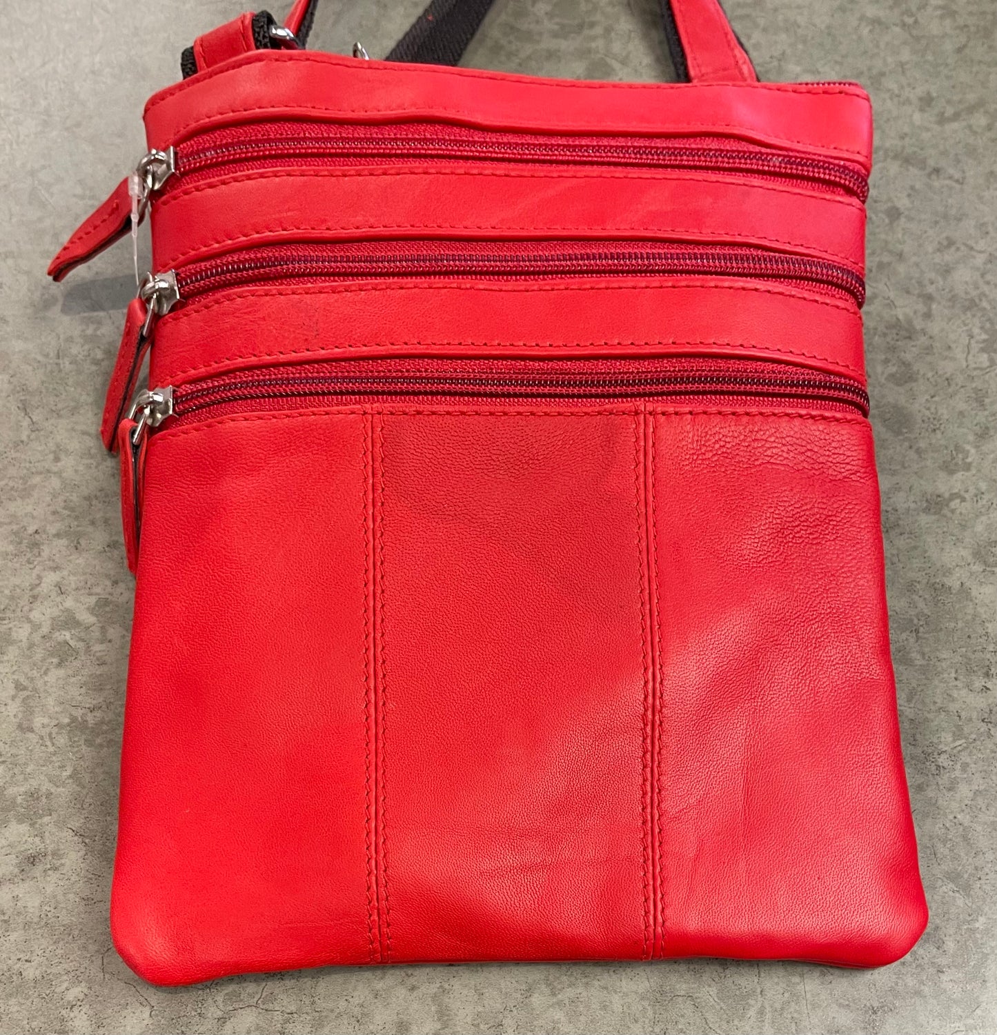 Leather Bag - JBG - Purse - Red