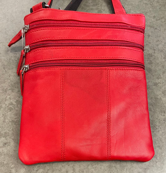 Leather Bag - JBG - Purse - Red
