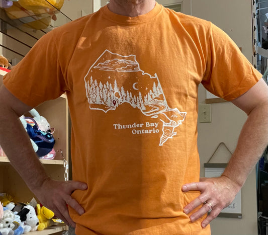 Souvenir Clothing - T-Shirt - Burnt Orange - Thunder Bay, Ontario