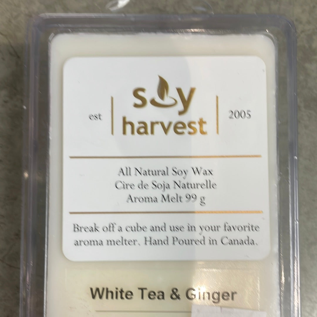 Soy Harvest Candles - White Tea & Ginger - Melts
