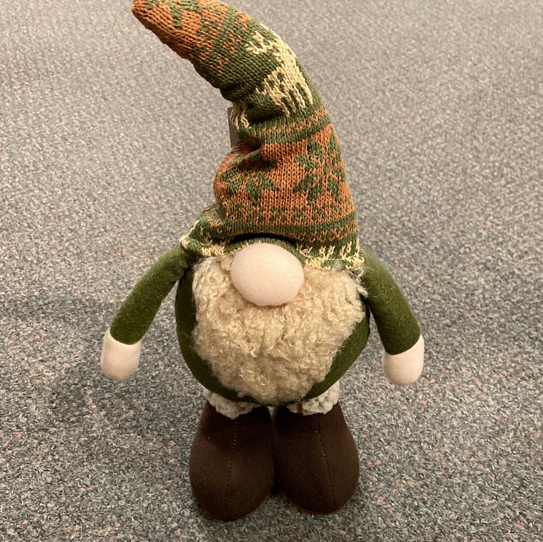 Christmas - Standing Gnome - Brown or Green