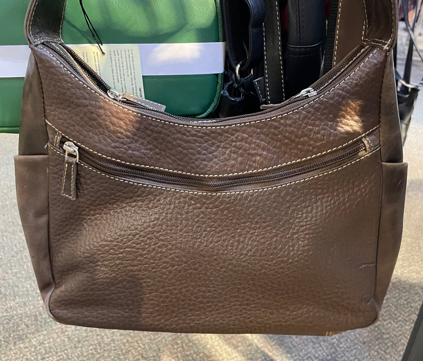 Leather Bag - Canadian Traveler - Brown