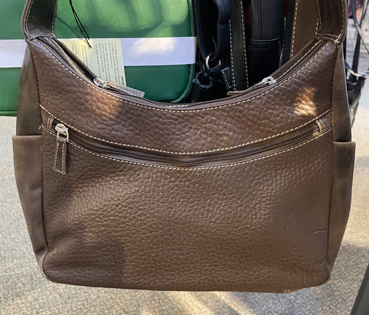 Leather Bag - Canadian Traveler - Brown