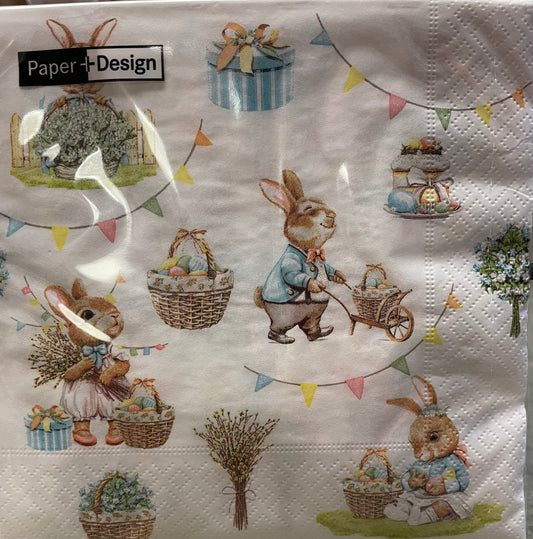 Napkins - Lunch - Bunny Joy
