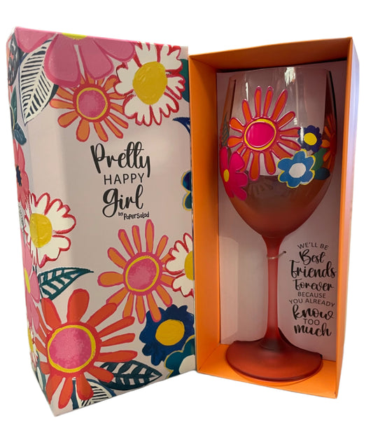 Drinkware - Wine Glass - Best Friends