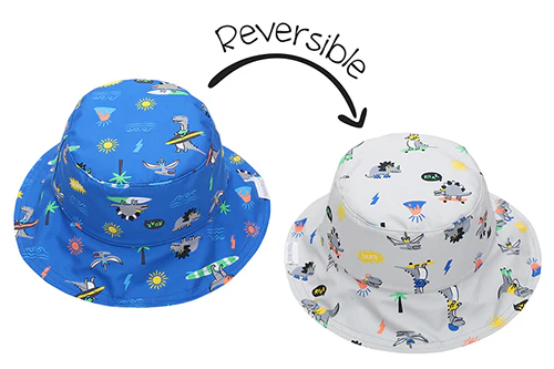 Baby - Flap Jack Kids - Reversible Hat - Dino