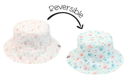 Baby - Flap Jack Kids - Reversible Hat - Dolphin/Jellyfish