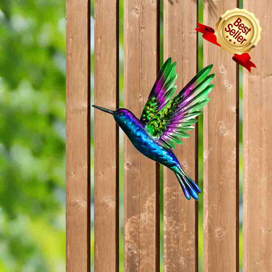 Garden - Metal Wall Art - Hummingbird