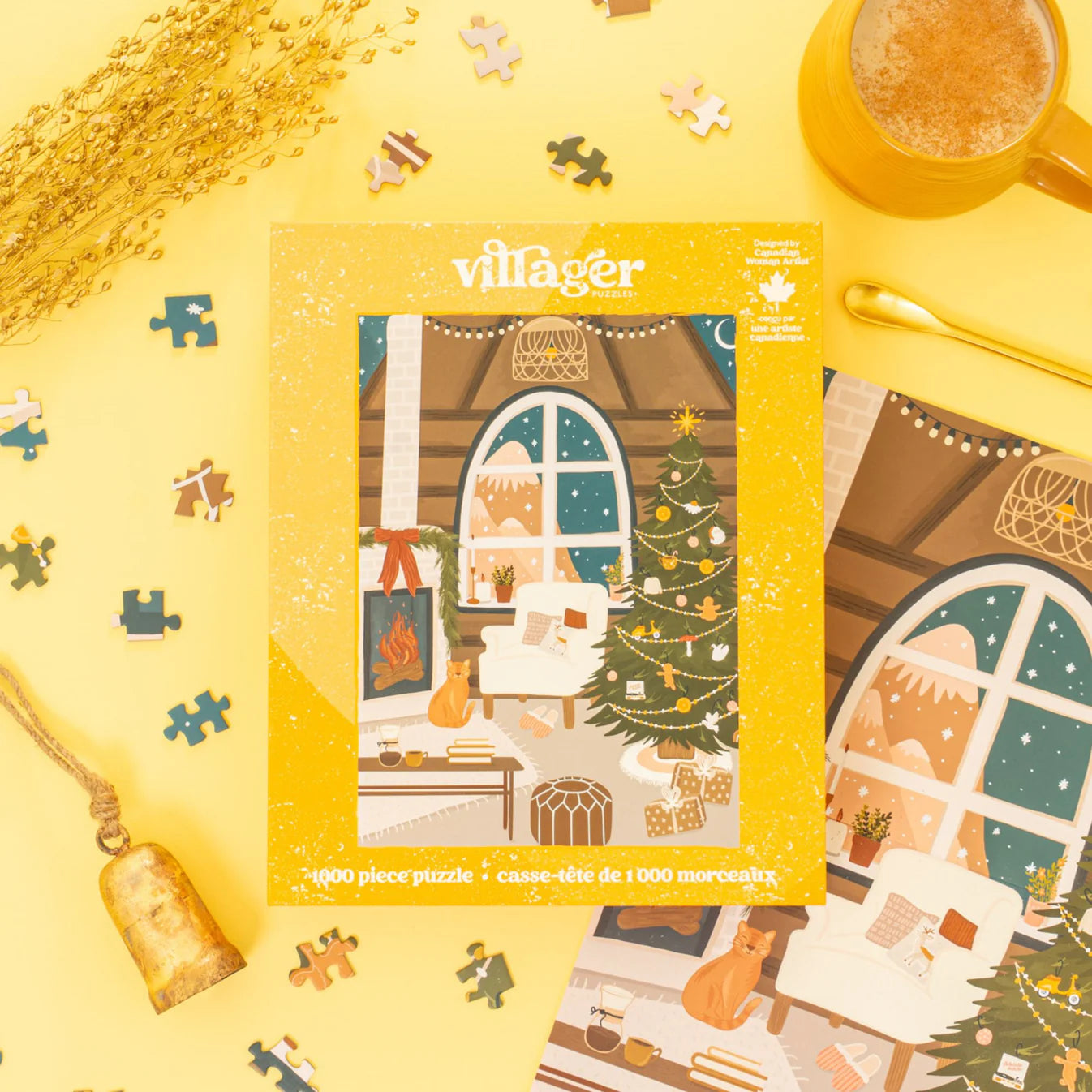 Villager Puzzle - Jess Capeling - Fireside Christmas