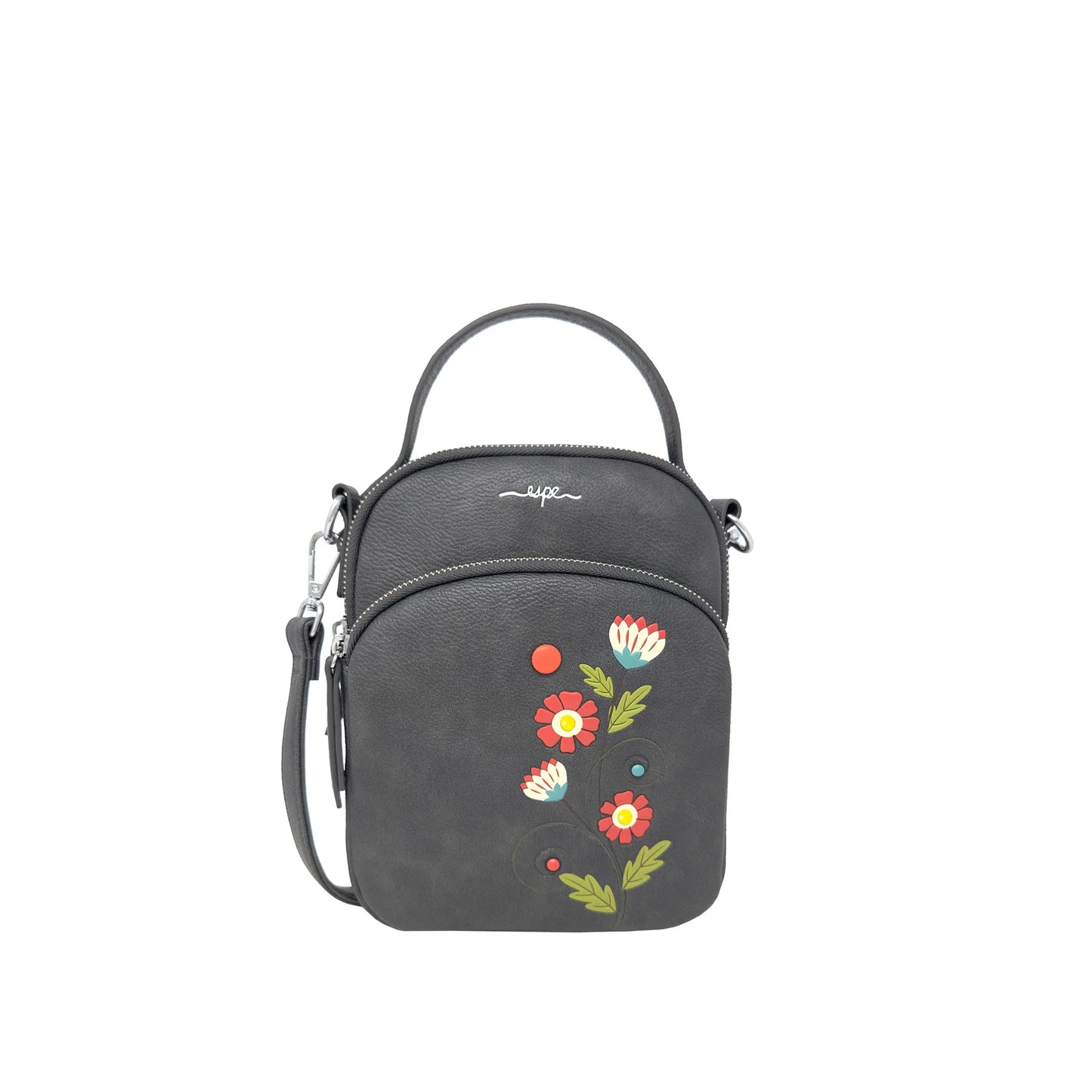 Espe - Flora Crossbody Bag - Grey