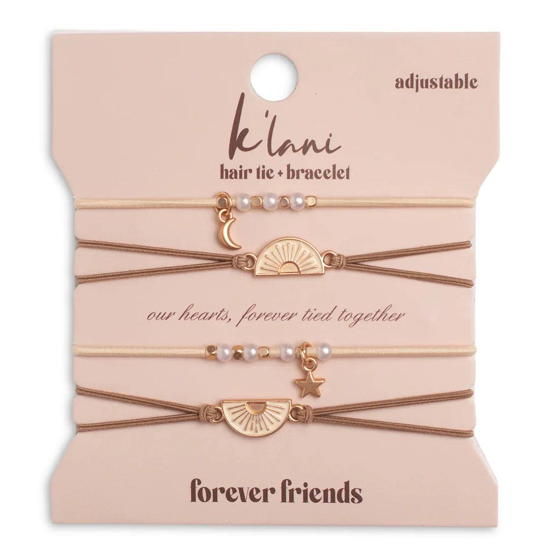 K'Lani Hair Tie & Bracelet - Forever Friends