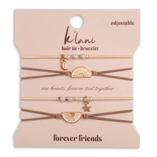 K'Lani Hair Tie & Bracelet - Forever Friends