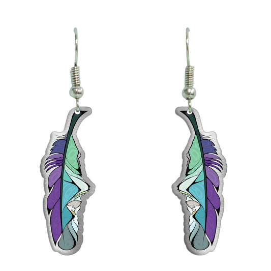 Oscardo - Michelle Stoney - Healing feather Gallery Collection Earrings