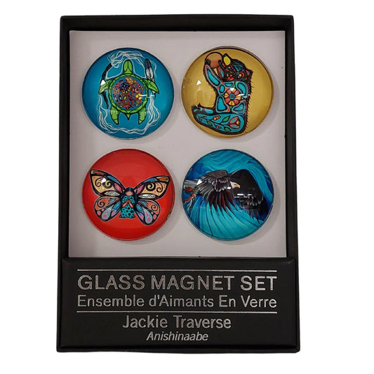Indigenous Collection - Jackie Traverse - Glass Magnet Set