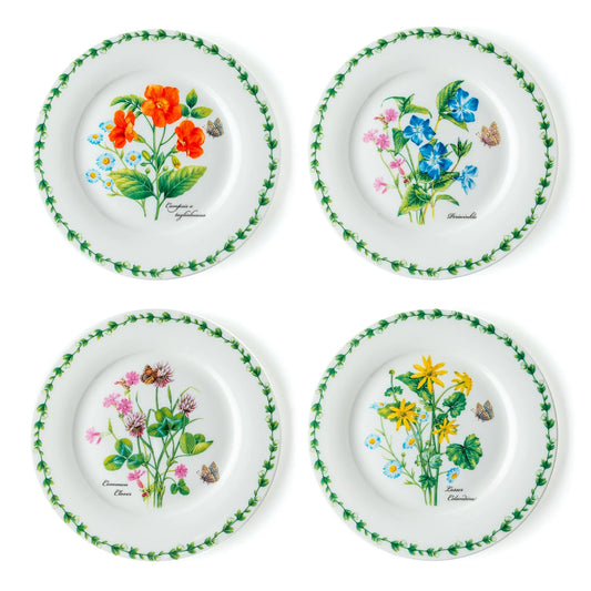 McIntosh China - Garden Meadow Set of 4 Dessert Plates