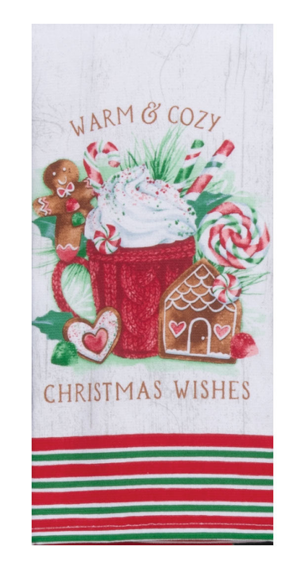 Christmas - Sweet Ginger Warm & Cozy Dual Purpose Terry Towel