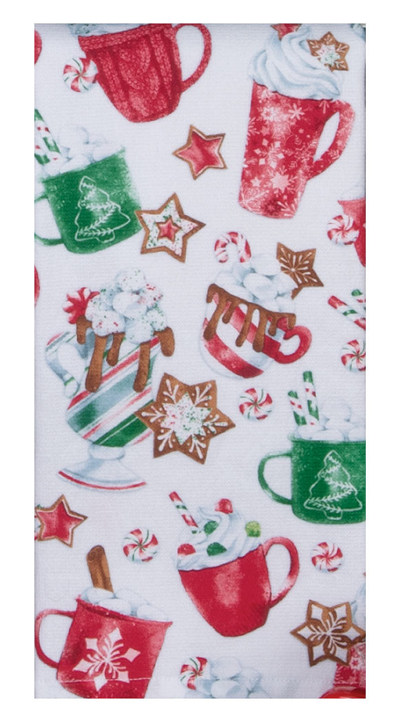 Christmas - Sweet Ginger Mug Toss Dual Purpose Terry Towel