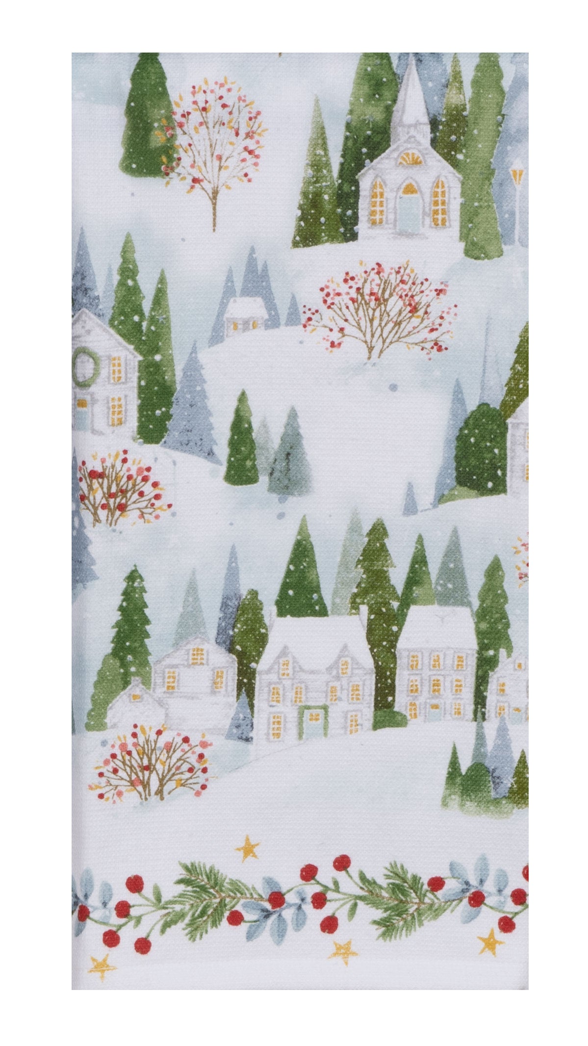 Christmas - Magical Winterland Village Dual Purpose Terry Towel