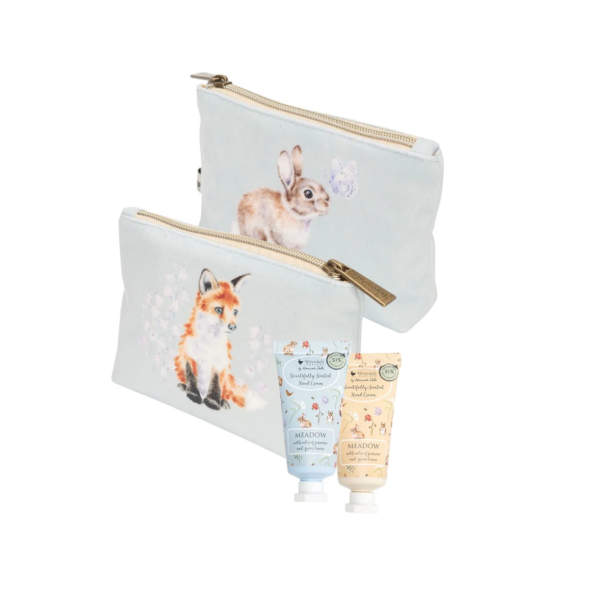 Wrendale Designs - Mini Hand Cream Gift Pouch - Meadow Blue