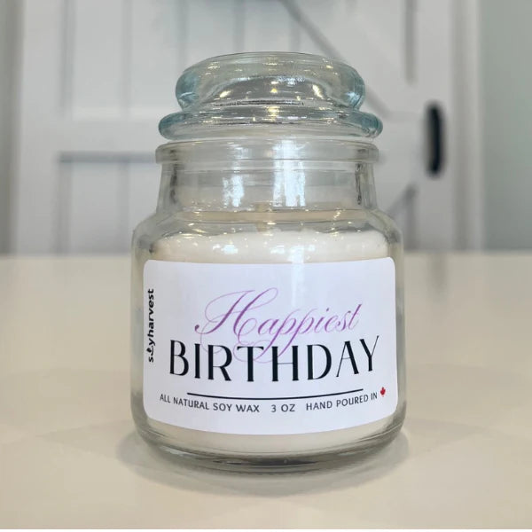 Soy Harvest Candles - Moments Collection - Happiest Birthday