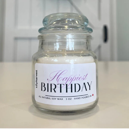 Soy Harvest Candles - Moments Collection - Happiest Birthday