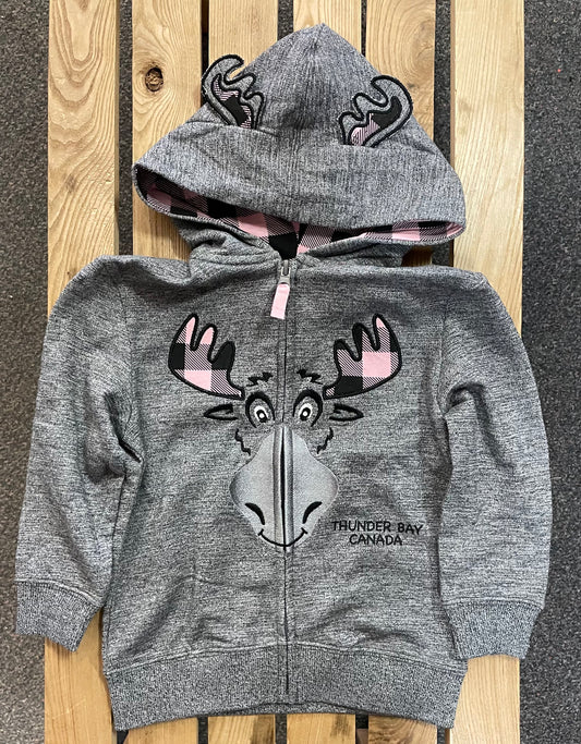 Souvenir Clothing - Kid's Full Zip Mouse Hooded Sweatshirt