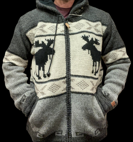 Souvenir Clothing - New Zealand Wool Jacket - Moose