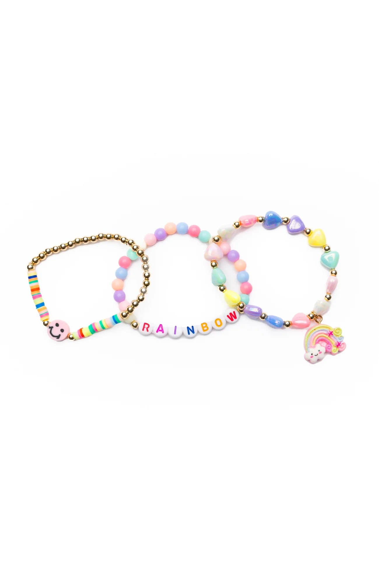 Great Pretenders - Rainbow Smiles Bracelet Set