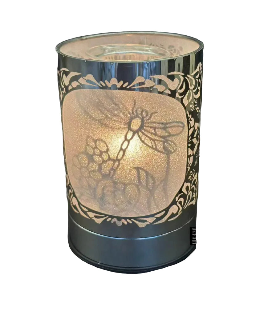 Touch Lamp - Silver Shadow Dragonfly