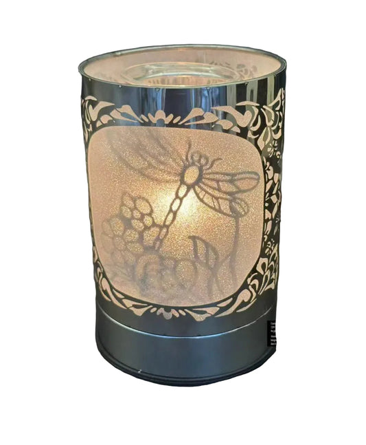 Touch Lamp - Silver Shadow Dragonfly