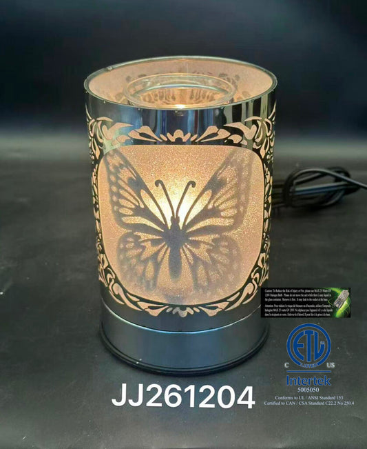 Touch Lamp - Silver Shadow Butterfly