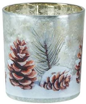 Christmas - Glass Cylinders with Cones