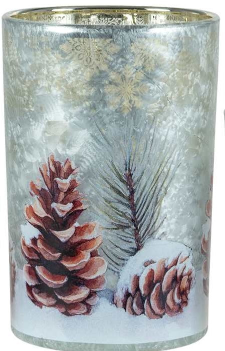 Christmas - Glass Cylinders with Cones