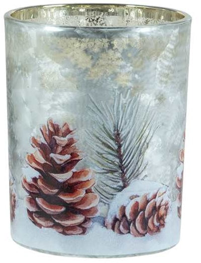 Christmas - Glass Cylinders with Cones