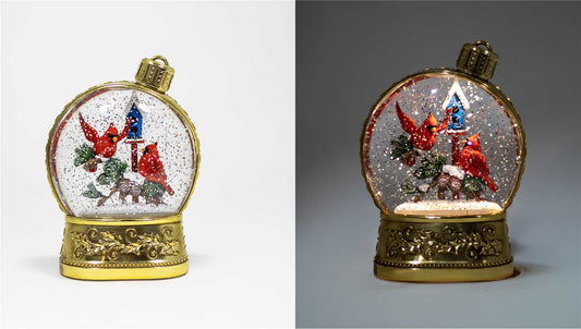 Christmas - LED Cardinal Ornament Lamp