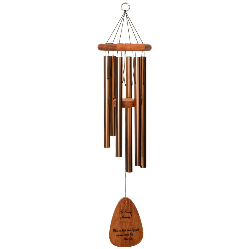 In Loving Memory - Wind Chimes - 24" - Bronze