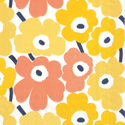 Napkins - Marimekko - Lunch - Yellow