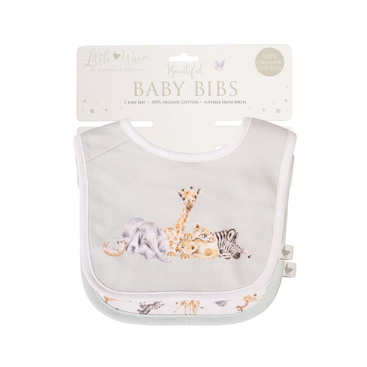 Baby - Wrendale Designs - Bib - Set of 2 - Little Savannah