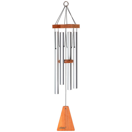 Arias - Wind Chimes - 27" - Satin Silver