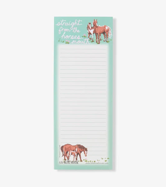 Magnetic Note Pad - From the Horses Mouth