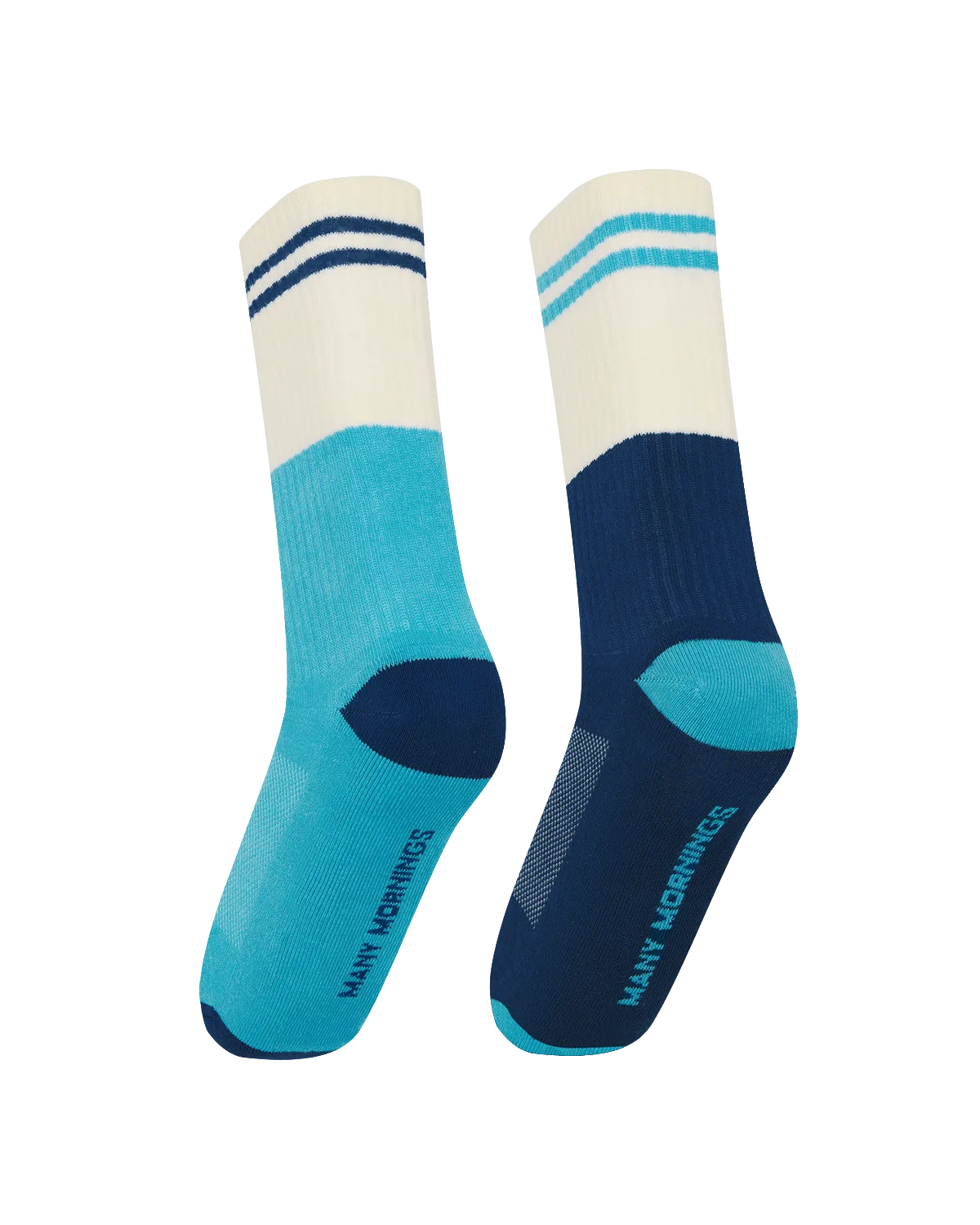 Many Mornings Socks - Blue Blues
