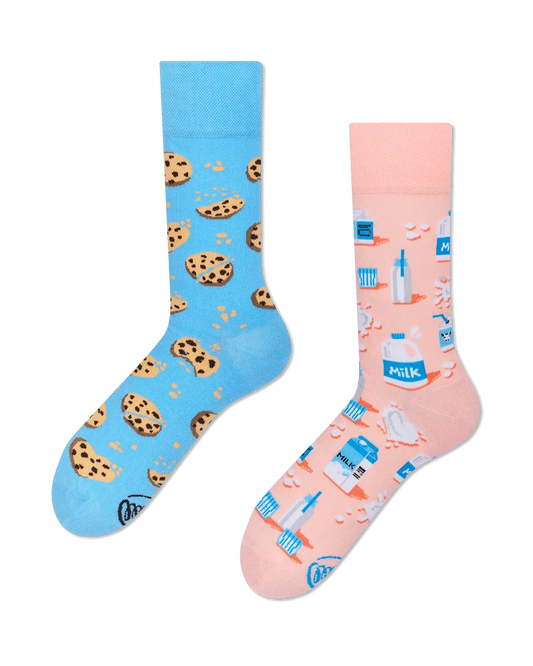Many Mornings Socks - Milk & Cookies