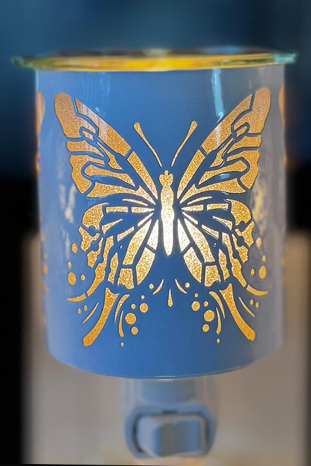 Night Light - White Butterfly