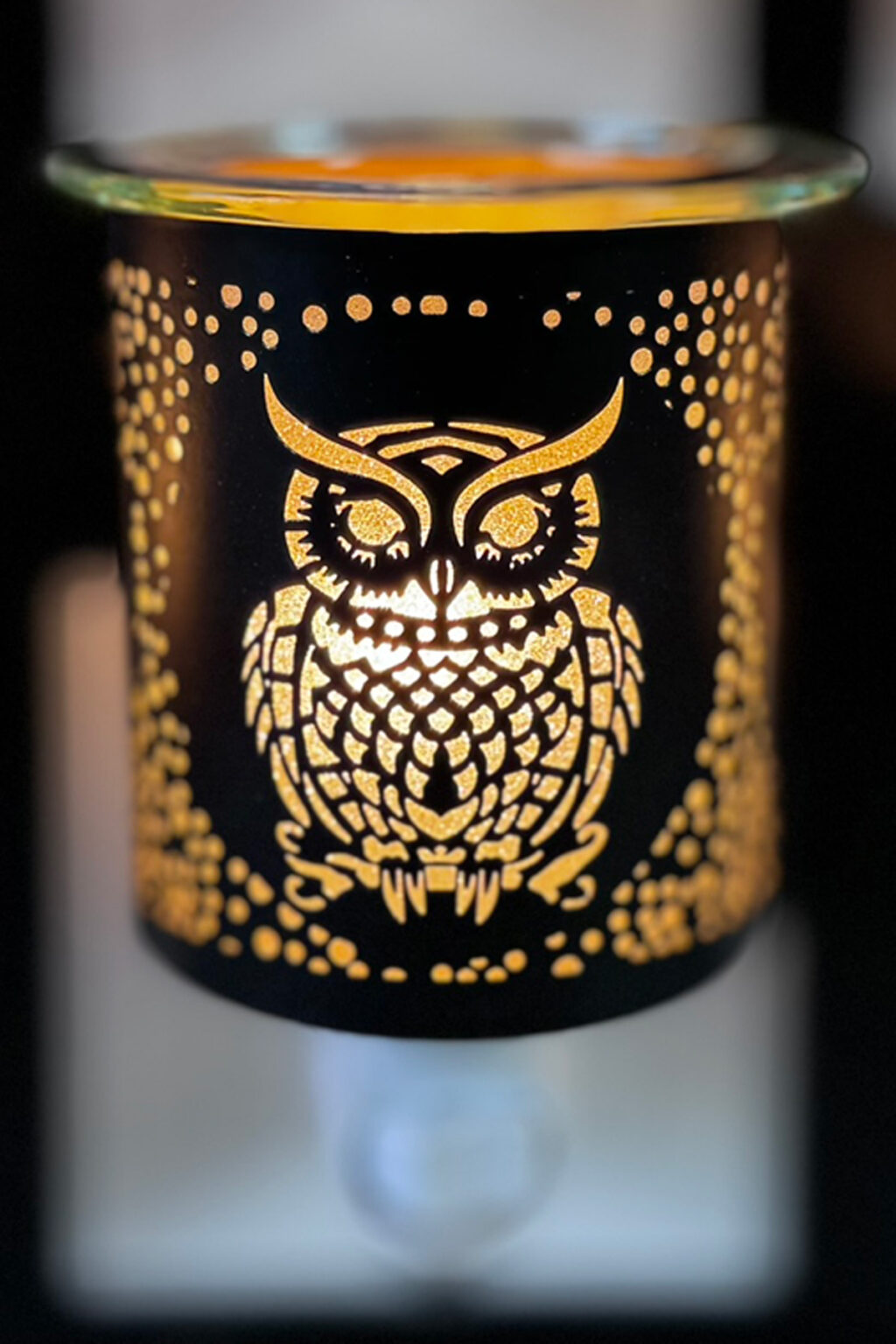 Night Light - Owl - Black