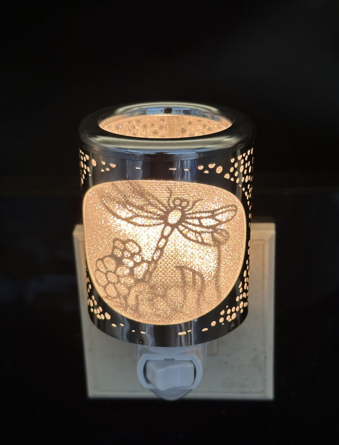 Night Light - Silver Shadow Dragonfly