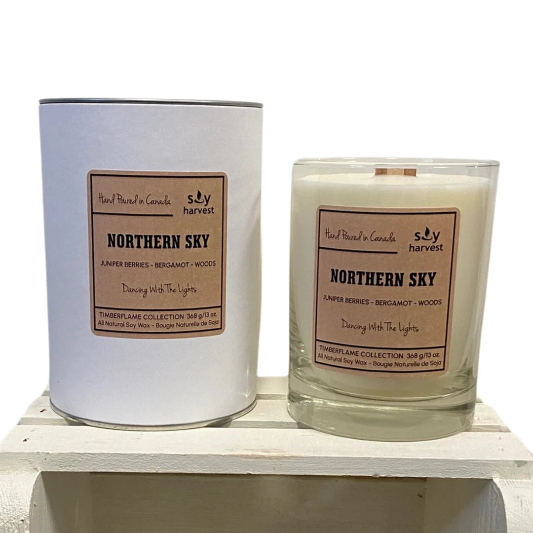 Soy Harvest Candles - Timberflame - Northern Sky